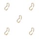 thumbnail image 2 of Anillo abierto Sonducket en forma de V para mujer, Aleación, Plata, Oro, 2 of 6
