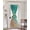 Green, variant on Teal Ombre Coastal Blackout Curtains, French Door Curtains for Door Window, Summer Nautical Beach Ocean Seaside Privacy Drapery for Patio/Sidelight Doors, 1 Panel with Tieback, 54 x 72 Inches