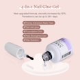 thumbnail image 5 of Saviland Nail Tip and Glue Gel Kit with Gel Nail Polish - Acrylic Gel x Nail Kit with 240Pcs Long Coffin Nail Tip, Nail Glue Gel,Base & Top Coat and Mini Nail Lamp, 5 of 10