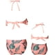 thumbnail image 5 of Traje de baño para niñas Conjunto de bikini de dos piezas Ruffle Falbala Trajes de baño Trajes de baño Adepaton WMZL-956-89, 5 of 7