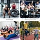 thumbnail image 4 of Kit de Banda de Resistencia Pilates Reformer Equipo de Ejercicios en el Hogar para Entrenamiento Corporal Total: Ayuda A Enfocar los Músculos y Tonificarlos,Azul, 4 of 5