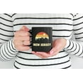 thumbnail image 2 of New Jersey Skyline Silhouette Outline, Black 11oz Ceramic Mug, 2 of 5