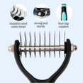 thumbnail image 4 of Undercoat Rake, Pet Grooming Tool - Safe Detangling Comb for Easily Removing Mats and Tangles - Grooming Rake for Cats and Dogs - More P, 4 of 5