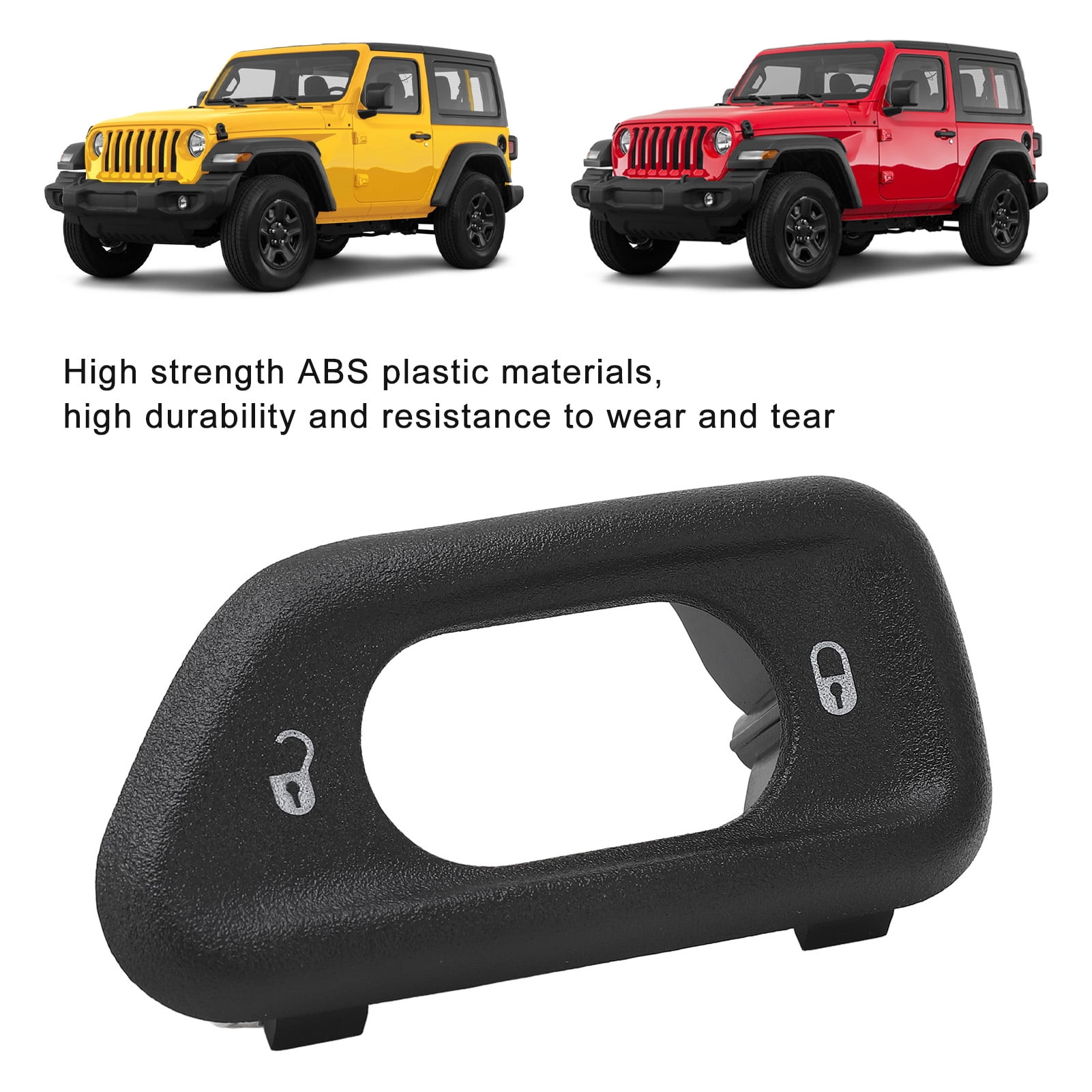 Cadre D'interrupteur De Porte Avant Pour Jeep JK 2011-2018 - Référence Gauche 68185911AA - ABS Durable