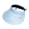 thumbnail image 7 of Women Sun Visor Hat Beach Cap Lightweight Breathable and Soft Sun Protection, 7 of 7