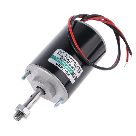 3500RPM High Speed Electric Gear Motor 12V 30W Permanent Magnetic