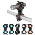 thumbnail image 2 of Apooke Bike Torch Clamps 360ºRotation Bike Flashlight Clip Bike Light Holder Adjustable Flashlight Mount Cycling Accessories, 2 of 20