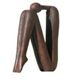 thumbnail image 1 of Sujetalibros decorativos para libros pesados, soportes para libros de estatuas para estantes y escritorios de oficina marrón, 1 of 5