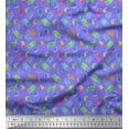 thumbnail image 1 of Soimoi Viscose Chiffon Fabric Coral & Seashell Ocean Decor Fabric Printed Yard 42 Inch Wide, 1 of 3