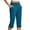 Blue, variant on ABATAB Dress Capri Pants for Women Summer Casual Business Gym Capris Loose Stretch Trendy Office Workout Cropped Pants with Pockets