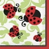 Lively Lady Bugs Small Napkins (16ct)