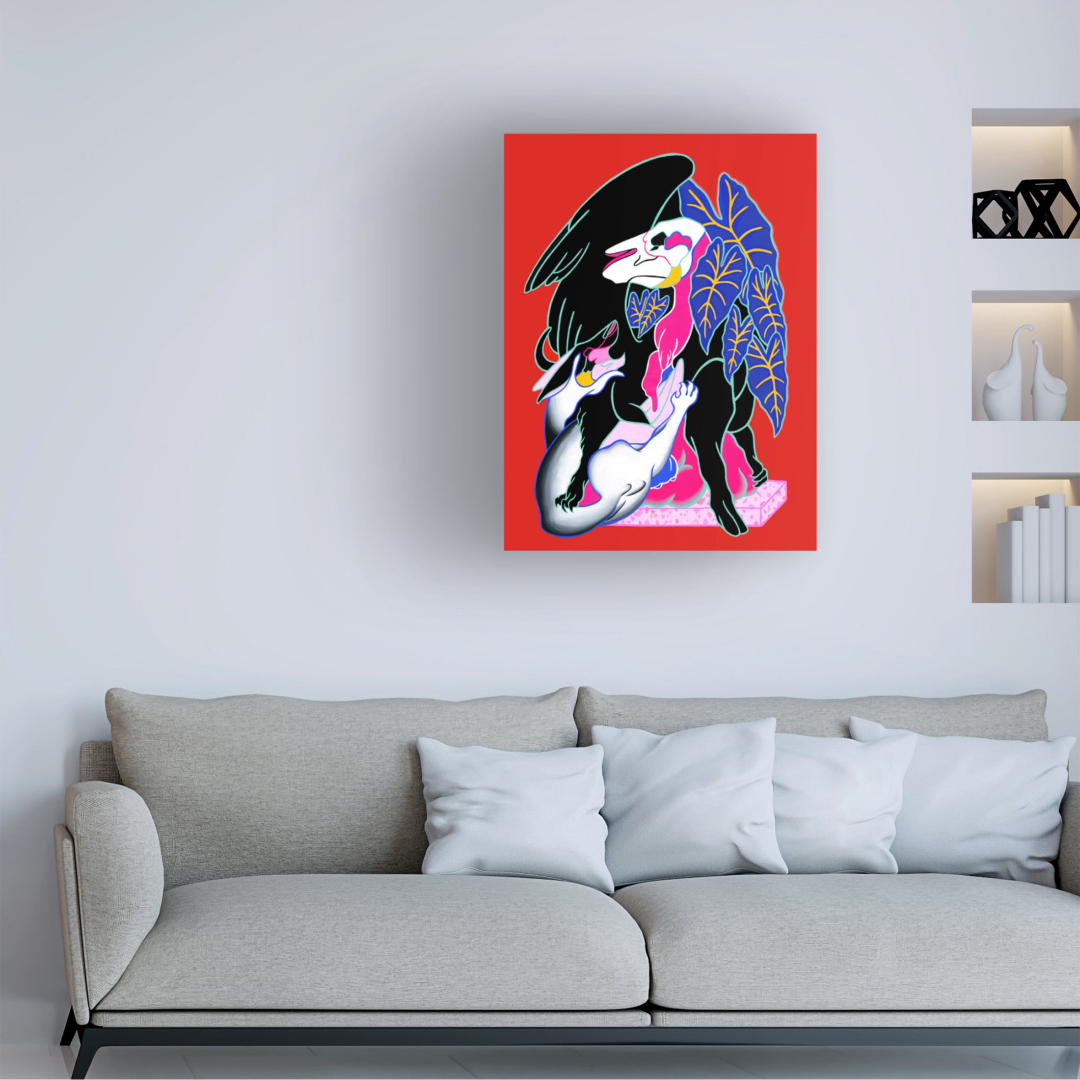 Tsz Kam 'Silent Witness, 2020' Canvas Art - 35 x 47 Inches