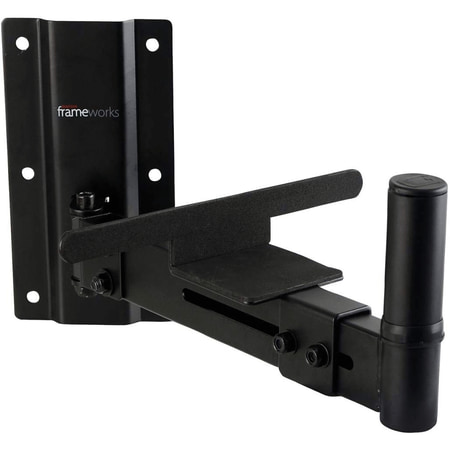 Gator Frameworks - Wall Mount Speaker Stands - Black