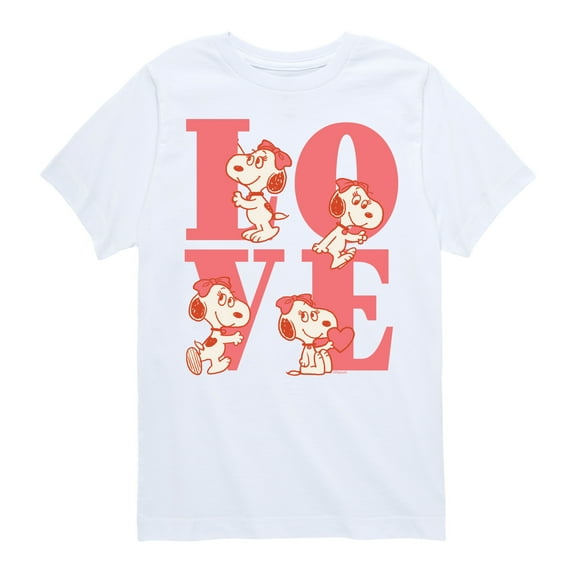 Peanuts - Belle Love - Toddler And Youth Short Sleeve Tee