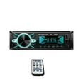 thumbnail image 1 of Car Radio 1DIN Bluetooth FM Audio Player Stereo Music Call Handsfree Car MP3 Player With Steering Wheel Remote Control AUX 2 USB ,Easy to Install, 1 of 7