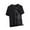 Black, variant on NinXxx Men's Oversized City Print Crew Neck Loose Casual Sports Tee Blue M