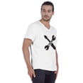 thumbnail image 2 of Inkmeso Mens Tshirt Letter Printed Craftsmen Wrench Tee Shirt Mr.Fix.It. Tshirt For Daddy Jersey Shirt, 2 of 7