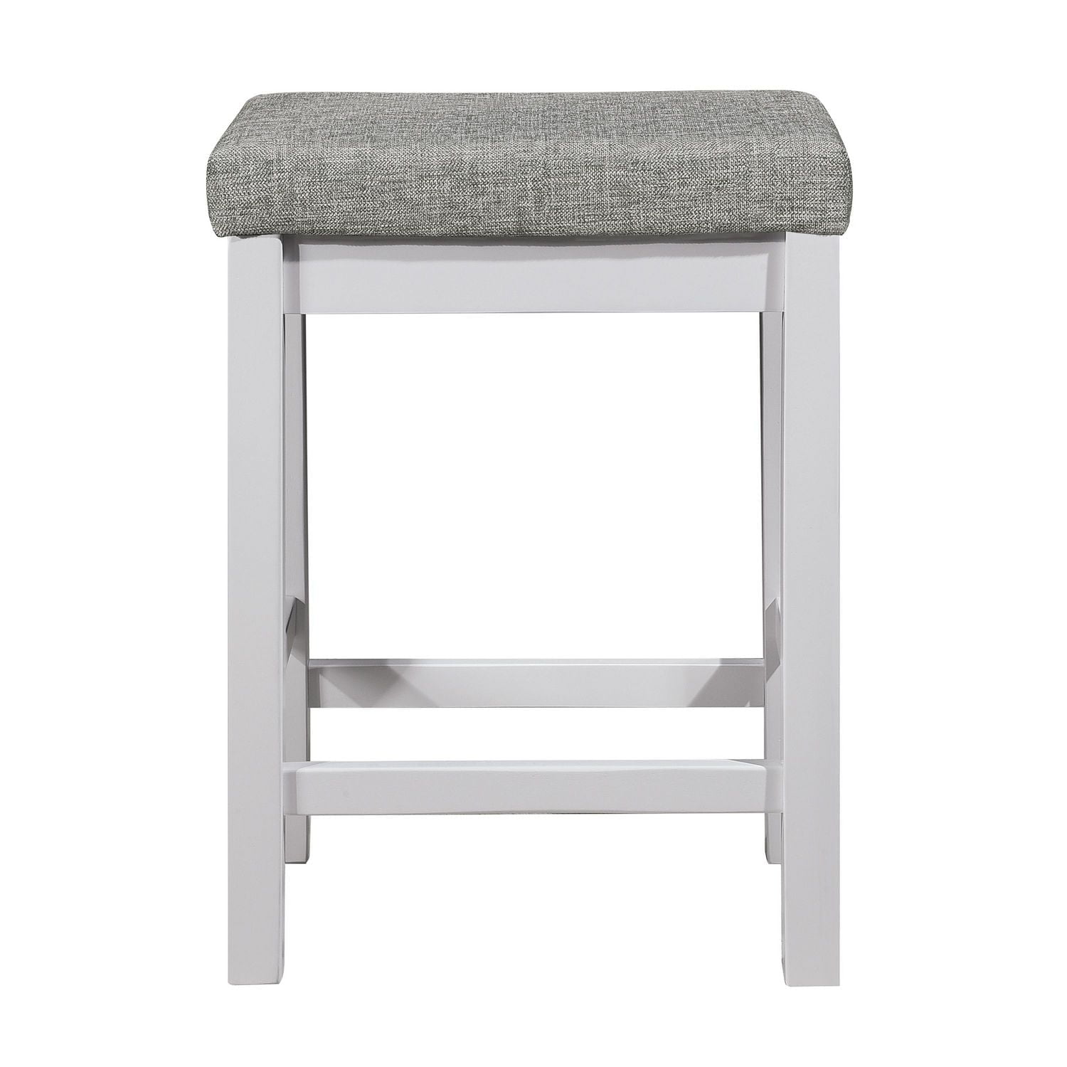 Topline Home Furnishings Counter-height White 4pc Dine Pack