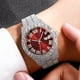 thumbnail image 5 of Reloj de cuarzo para hombre, relojes de moda para hombre, reloj de acero inoxidable, informal, de pulsera, de cristal, 5 of 5