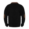 thumbnail image 4 of Blusas y camisas de manga larga con cuello redondo Sudadera con capucha de cuello redondo para hombre Jersey estampado Blusa de poliéster de manga larga para hombre, 4 of 4