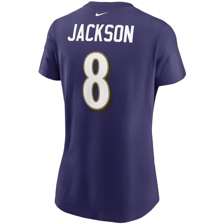 売れ筋商品|||ナイキ Tシャツ トップス レディース Women's Lamar Jackson Purple Baltimore Ravens Name Number T-shirt Purple Fanatics Branded Lamar Jackson Purple Ravens T-Shirt