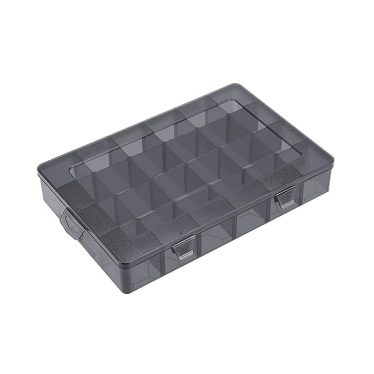 Tool Storage Box Organizer Container Case Compartment Stackable Removable  Grid Adjustable Divider Organizing Bin for Jewelry Beads 