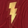 thumbnail image 3 of Shazam! Fury Of The Gods New Shazam Logo Kids T Shirt (X-Large) for Youth Toddler Boys and Girls, Cardinal, 3 of 5