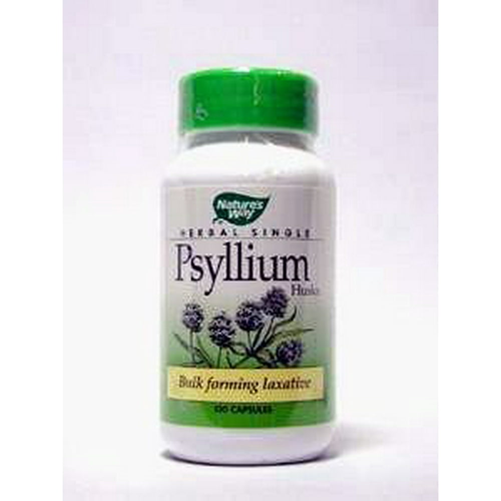 Nature's Way Psyllium Husk Vegetarian Capsules, 100 Ct