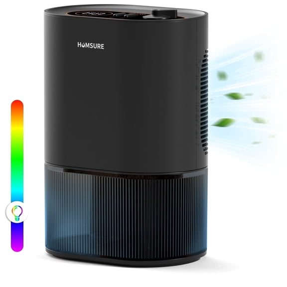 HUMSURE 120 oz Portable Dehumidifier with Large Tank, LED Display & Timer, Auto Shut-Off for Bedroom Bathroom