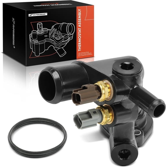 A-Premium Thermostat Housing Water Outlet Compatible with Ford - Ranger 1998 1999 2000 2001 2.5L