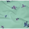 thumbnail image 4 of oneOone Organic Cotton Poplin Twill Fabric Leaves & Flower Floral Decor Fabric Printed BTY 42 Inch Wide, 4 of 4