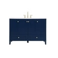 thumbnail image 3 of 48 inch Single Bathroom Vanity in Blue, 3 of 8