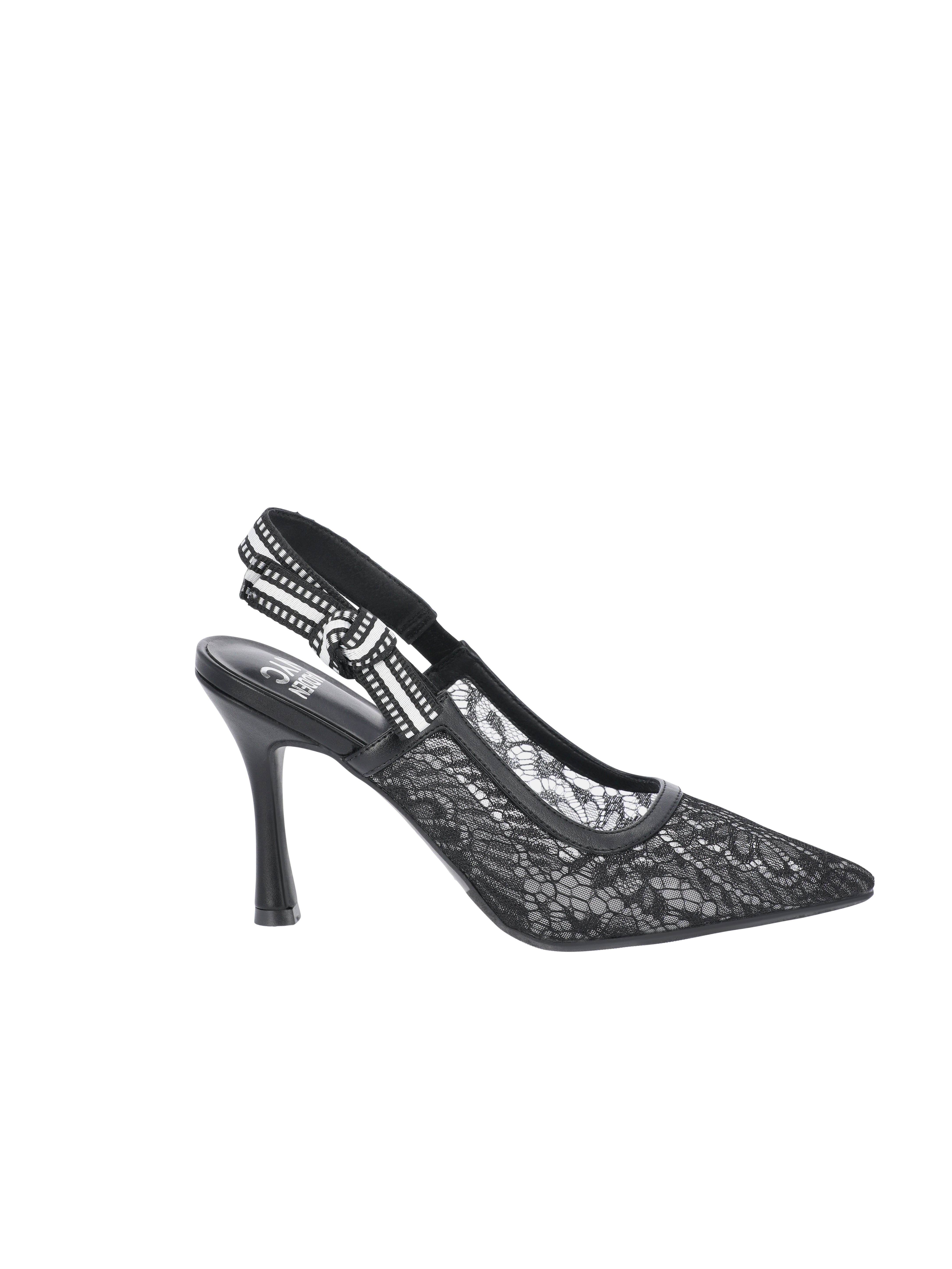 Madden NYC Women's Pointed Toe Slingback Stiletto Heel Shoes