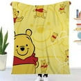 thumbnail image 2 of Winnie the Pooh Fuzzy Soft Warm Throw Blanket Comfortable Sofa Bed Blanket for Bedroom Couch Sofa, 2 of 10