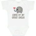 thumbnail image 3 of Inktastic My Great Uncle Loves Me Boys or Girls Baby Bodysuit, 3 of 5
