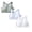 Sky Blue 1PCS & White 1PCS & Green 1PCS, variant on Girls Racerback Wireless Training Bra Sweat Wicking Light Pad Athletic Undergarment for School Dance, 2 Pack