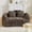 Brown, variant on Timbernest 66" Chenille Curved Sofa, Boneless 2 Seater Cloud Sofa for Small Spaces, Dark Blue