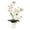 White, variant on Artificial Flowers with Vase Fake for Home Decor Indoor Bathroom Decoration Potted Office Table Top Centerpieces Arrangements,Size 4.1*4.1*15.8in Blue
