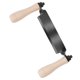 thumbnail image 3 of Cuchillo de dibujo curvo de acero de tungsteno de 8 pulgadas, herramienta manual de descortezado, segura y duradera para carpintería, 3 of 5