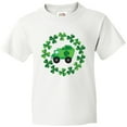 thumbnail image 3 of Inktastic St Patricks Day Shamrock Truck Youth T-Shirt, 3 of 5
