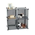 thumbnail image 5 of Organize It All Stacking Cube Set of 4 in Black, 5 of 13