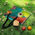 thumbnail image 6 of Cute Witch Frog Picnic Blanket Waterproof Outdoor Beach Blanket Hand-held Pad Suitable for Travel, Camping, Beach, Family Gatherings, 6 of 8
