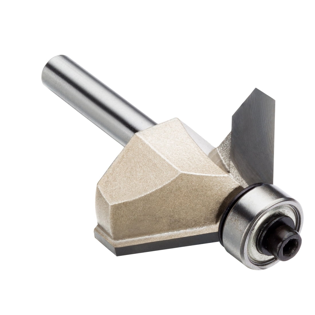 5/8" Cutting Length 1/4" Shank Tungsten Carbide 45 Degree Angle Chamfer Router Bits 35.5mm