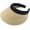Khaki, variant on Armycrew Braided 4 Inch Toyo Brim Clip On Visor with Sweatband