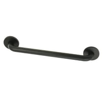 Kingston Brass GLDR814180 Silver Sage 18-Inch X 1-1/4-Inch OD ADA Grab Bar, Matte Black