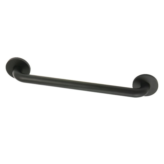 Kingston Brass GLDR814180 Silver Sage 18-Inch X 1-1/4-Inch OD ADA Grab Bar, Matte Black