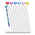 thumbnail image 1 of GUOOL 8/32 Threaded Rods for Beads Garden Accessories Crafts M4 Fully Threaded Rod 30pcs, 1 of 9