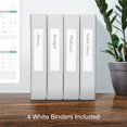 thumbnail image 5 of Oxford 3 Ring Binders, 1.5 Inch ONE-Touch Easy Open D Rings, View Binder Covers on 3 Sides, Durable Hinge, Non-Stick,, 5 of 5