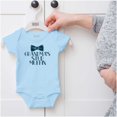 thumbnail image 5 of Grandma's Stud Muffin Cute Bow Tie Bodysuit Jumper Boys Infant Baby Brisco Brands NB, 5 of 6