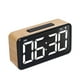 thumbnail image 5 of Reloj despertador Digital con pantalla LED de 6 pulgadas, grano de madera, carga USB, decoración silenciosa, 5 of 5
